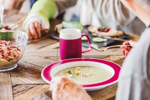 Kubek termiczny (podwójna ścianka) + dedykowany ustnik (słoneczny żółty)