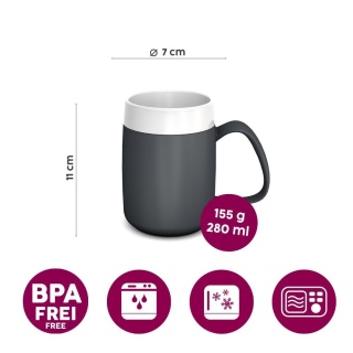 Kubek termiczny (podwójna ścianka) + dedykowany ustnik (błękit lazuru)