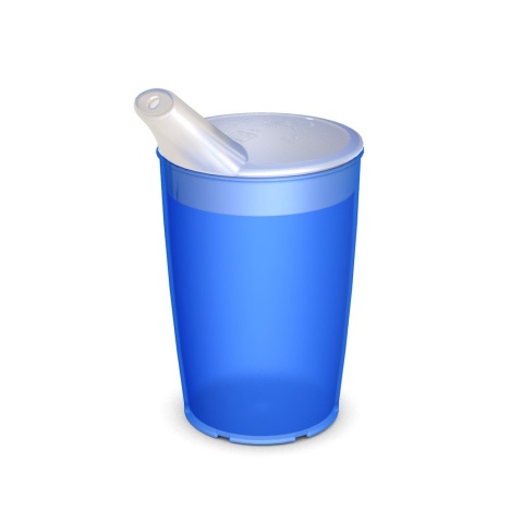 Lekki kubek z ukrytą miarką + dedykowany ustnik (lodowy kryształ)