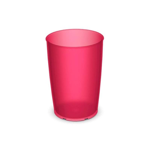 Lekki kubek z ukrytą miarką + dedykowany ustnik (rubinowy kryształ)