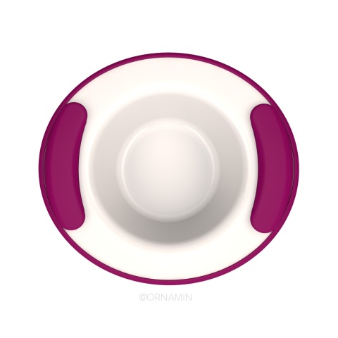 Miska utrzymujący ciepło z podwójnym dnem (aksamitna purpura)