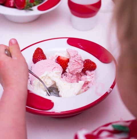 Miska utrzymujący ciepło z podwójnym dnem (butelkow zieleń)