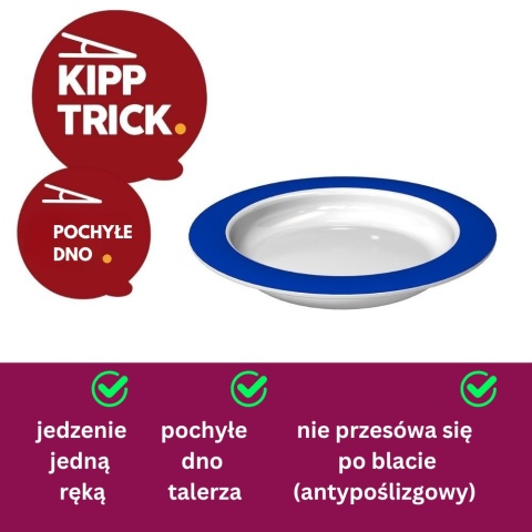 Talerz astystujący z ukośnym dnem Ø20 cm (butelkowa zieleń)