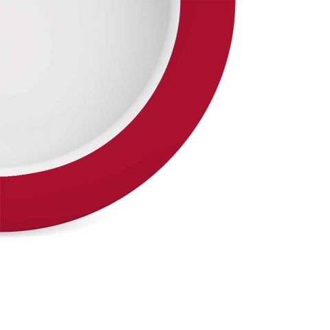 Talerz astystujący z ukośnym dnem Ø20 cm (czerwień rubinu)