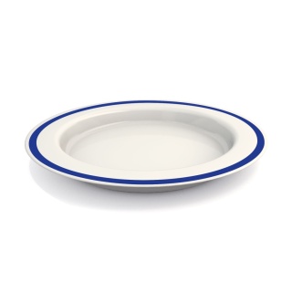 Talerz astystujący z ukośnym dnem Ø27 cm (głęboki szafir)