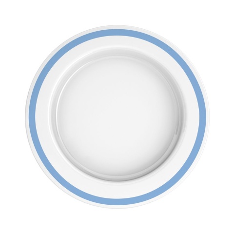 Talerz astystujący z ukośnym dnem Ø27 cm (błękit lazuru)