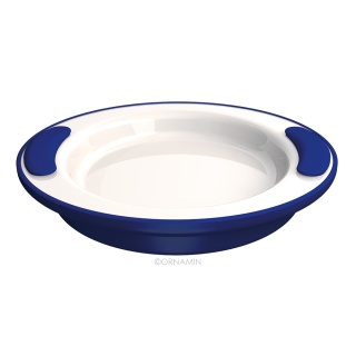 Talerz utrzymujący ciepło z podwójnym dnem (głęboki szafir)