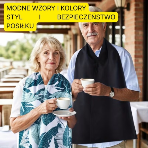 Sliniak dla dorosłych - dyskretny szal ochronny do karmienia (motyw orientalny)