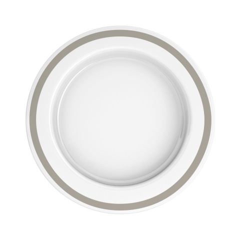 Talerz astystujący z ukośnym dnem Ø27 cm (platynowy szary)