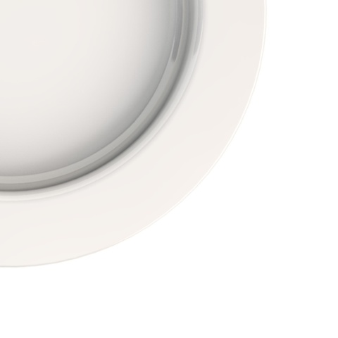 Talerz astystujący z ukośnym dnem Ø27 cm (klasyczna biel)